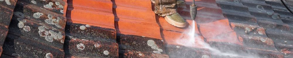 Dakonderhoud geldrop schoonspuiten van dakpannen